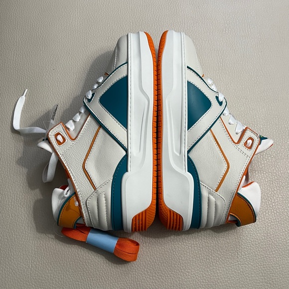 Just Don Tennis Courtside Mid Top Sneakers - Made in Italy - EU 41/M8W9.5 - Picture 6 of 13